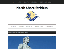 Tablet Screenshot of northshorestriders.com